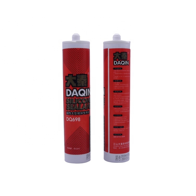 Black Or Transparent Dq698 Series 300g Acid Glass Glue Buy Silicone Sealant For Aquarium